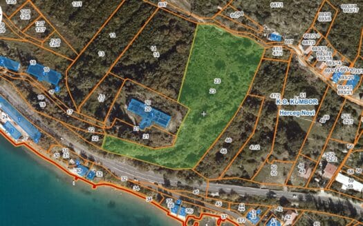 Urbanized land – Kumbor, Herceg Novi